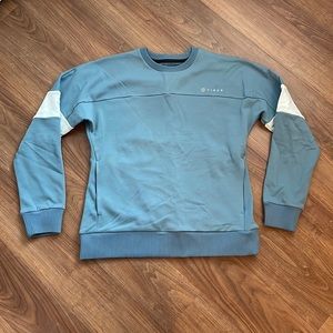 Virus blue crewneck sweatshirt, size XS